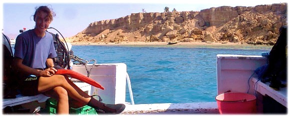 Boat diving off Sharm el Sheikh