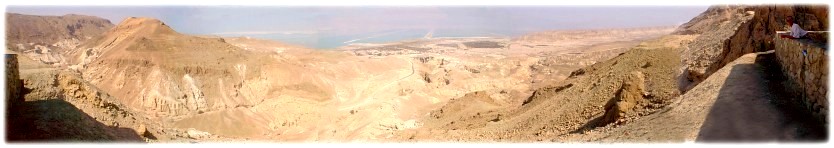 Great view of the Dead sea valley